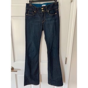 Paige Hidden Hills Petite Boot Jeans Size 27
